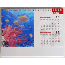 Calendario rectangular 3D Blue Rectangle 3D